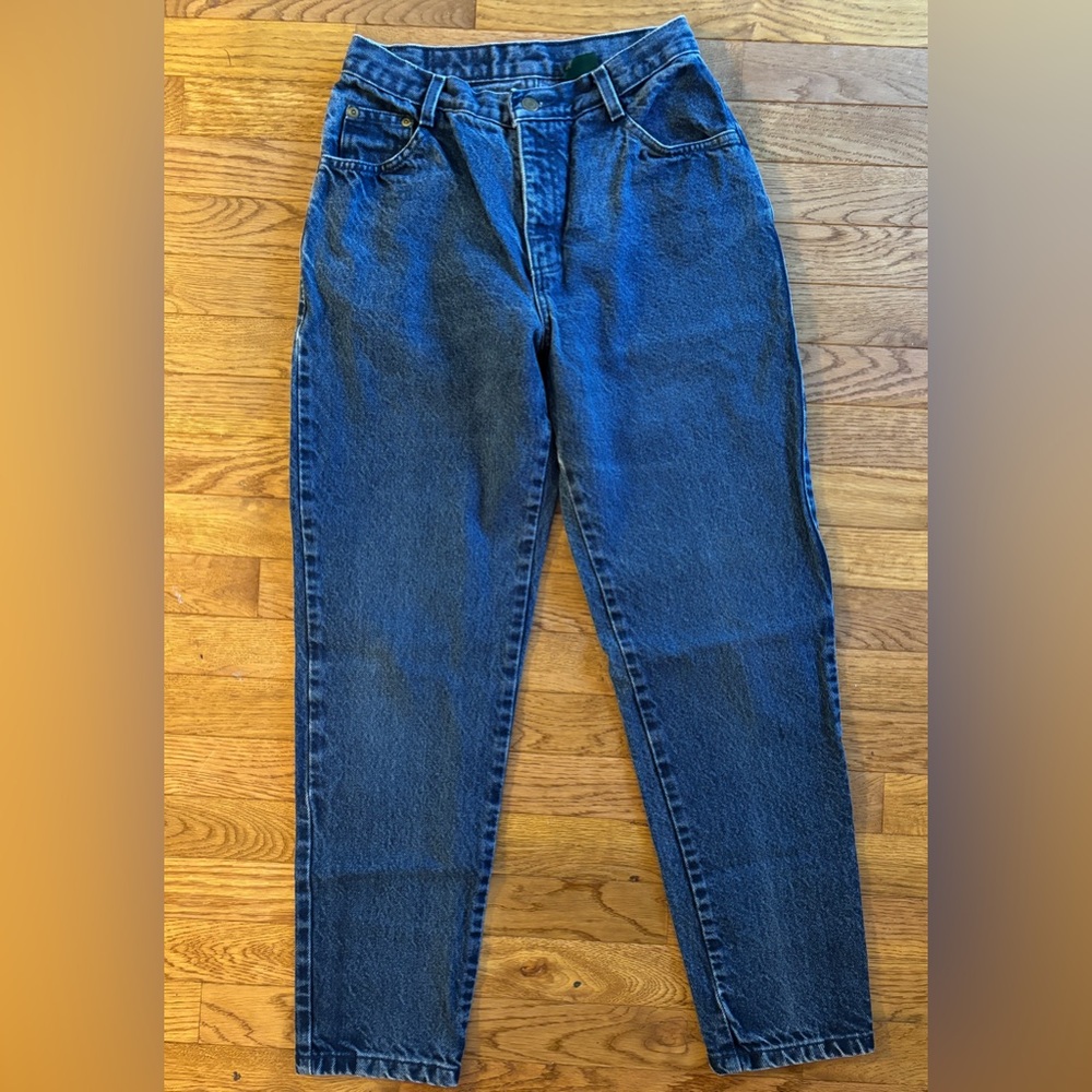 Vintage Hunt Club 80’s/90’s Style Size:10 Petit High Rise Taper Leg Stone Wash